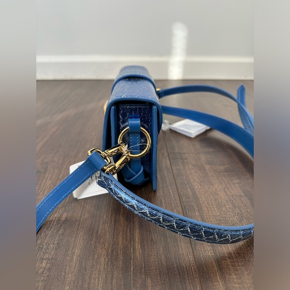 Brandon Blackwood Nia Metallic Python Shoulder Bag - Picture 10 of 16